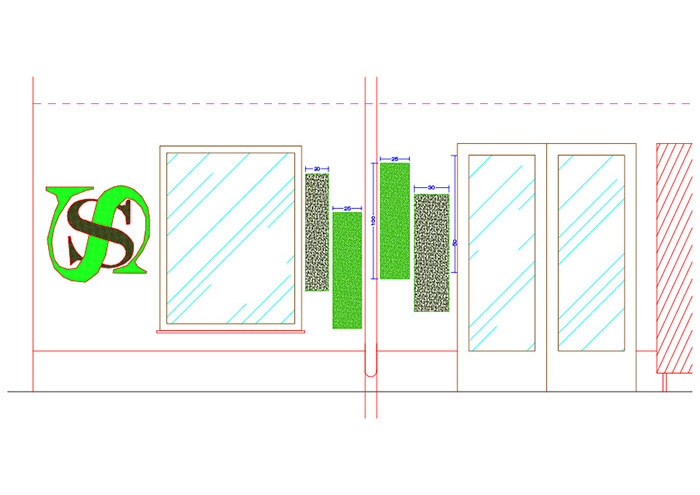 autocad logo e verde verticale sottosopra