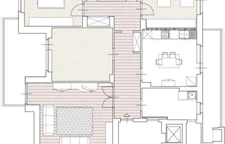 autocad planimetria posa nuovi pavimenti e recupero parquet