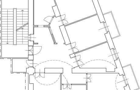 rilievo e restituzione autocad ufficio