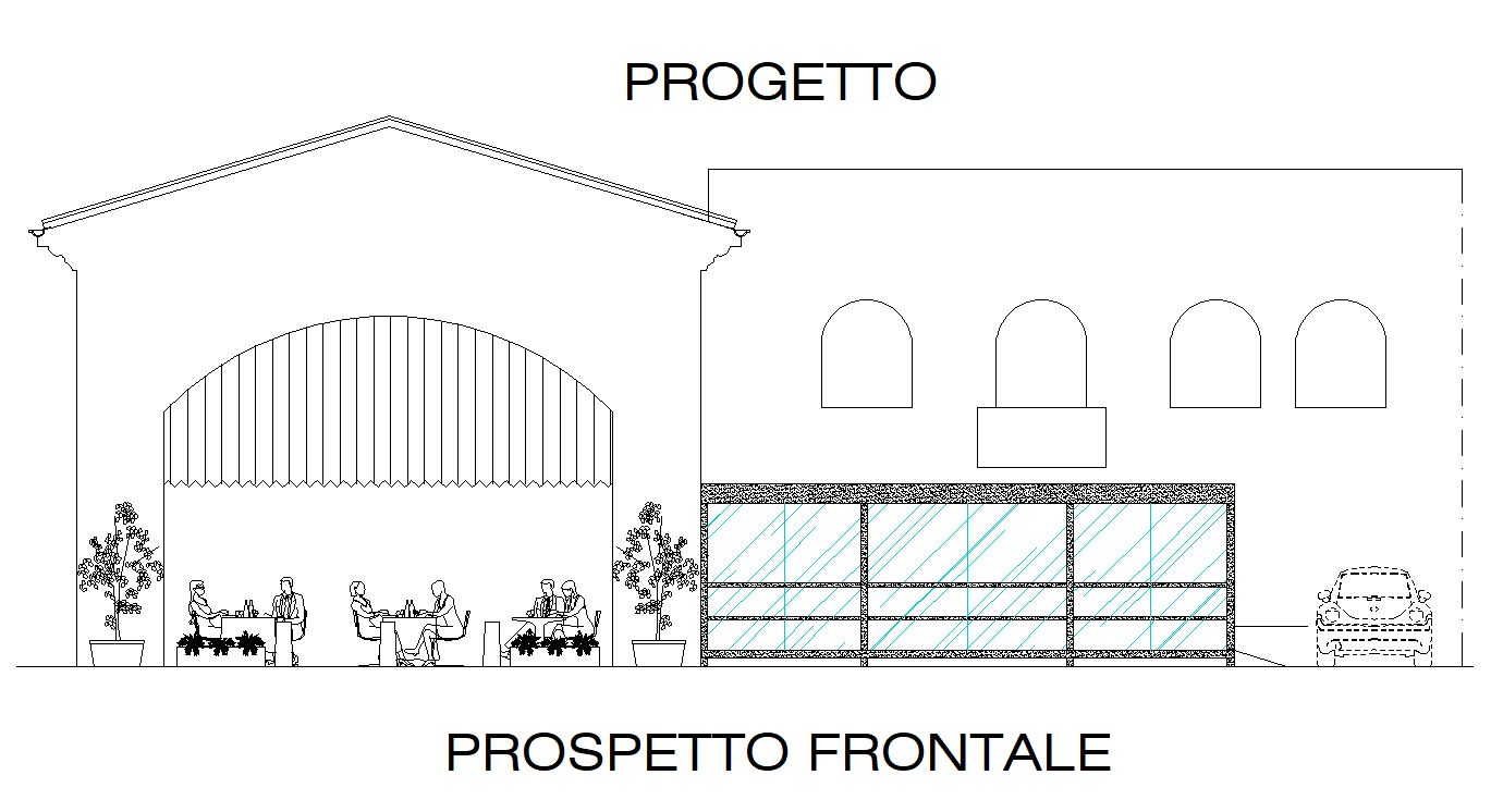 prospetto frontale progetto